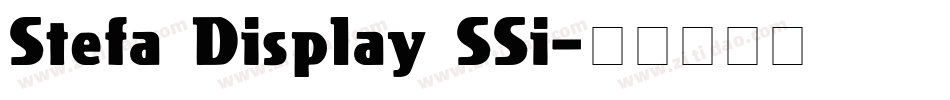 Stefa Display SSi字体转换